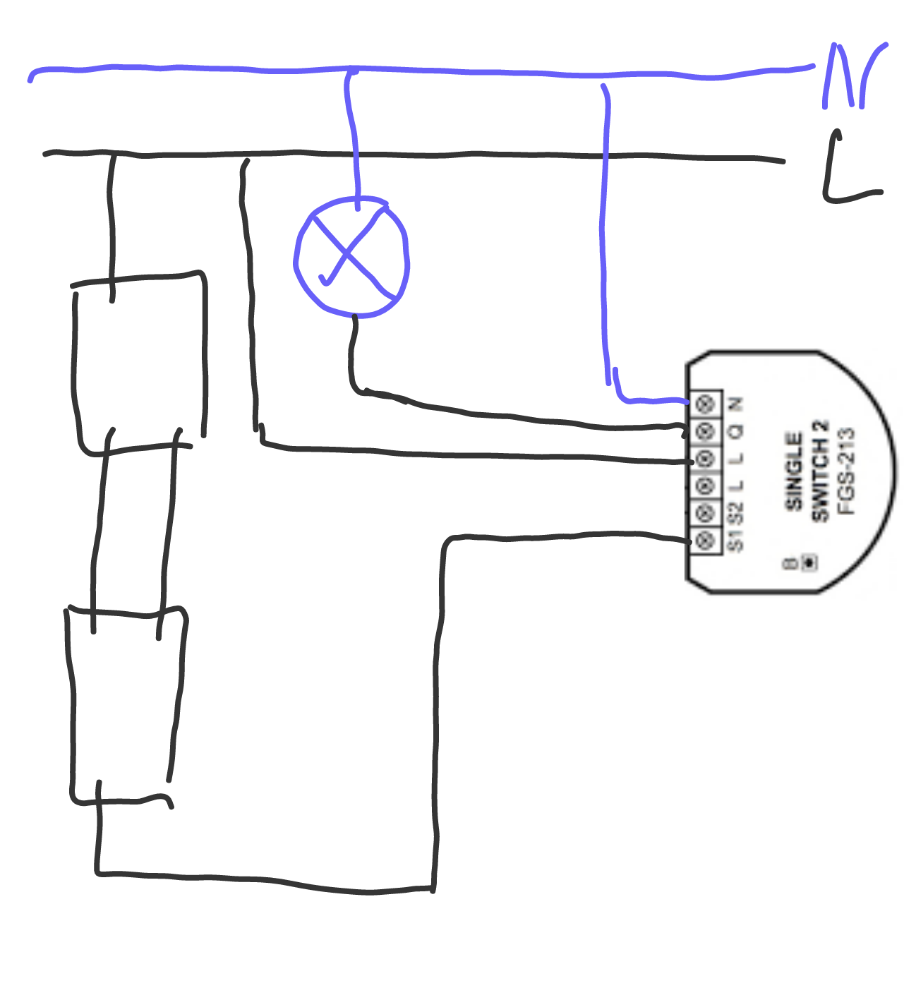 [SOLVED]Single Switch 2 - installation without neutral wire - Single ...